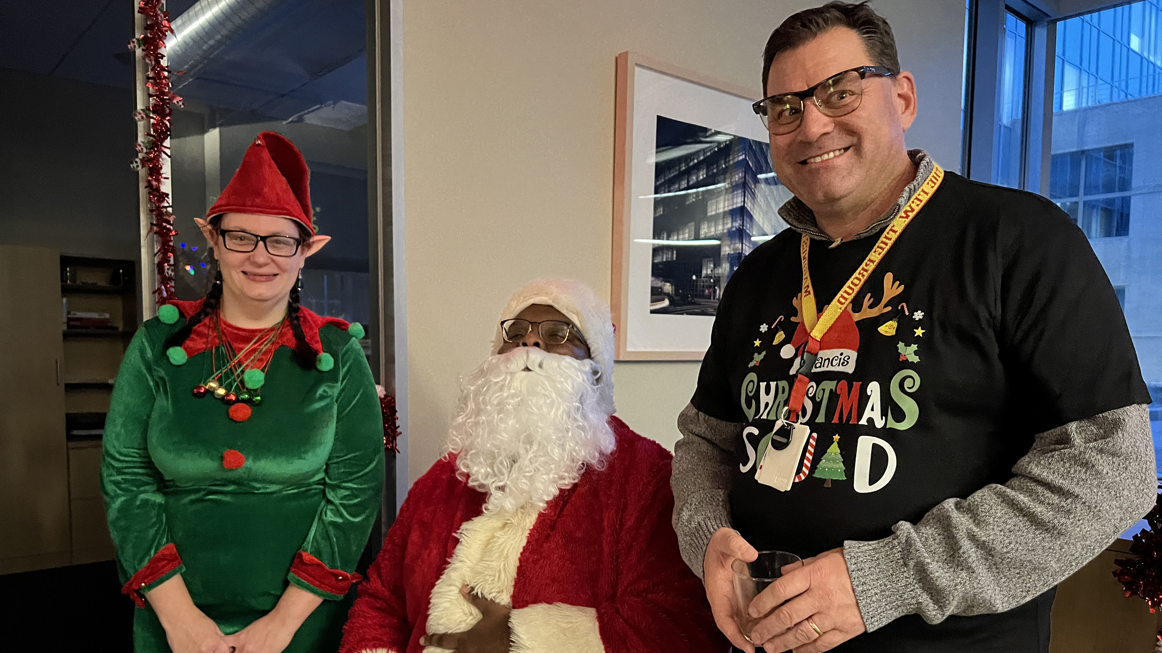 ULI Holiday Office Decorating Contest 2024 - Commercial Operations Santa