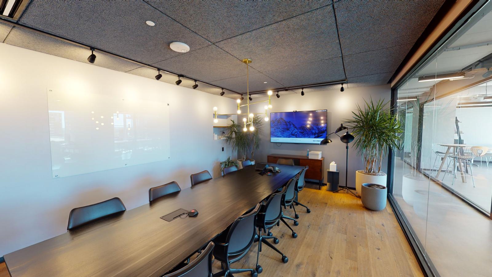 Modern office space and views showcased at Urban Office Coworking in downtown Madison 