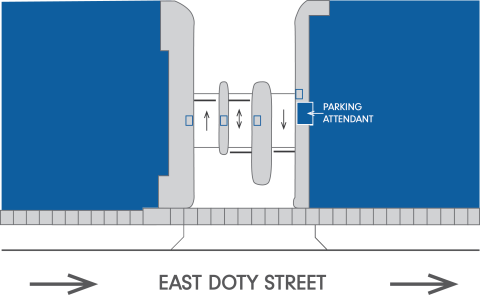 Block 89 Parking Garage Map Downtown Madison 
